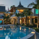 TRV-Main-_-Villa-One-Infinity-Pools-Evening