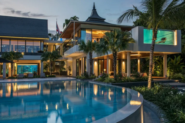 TRV-Main-_-Villa-One-Infinity-Pools-Evening